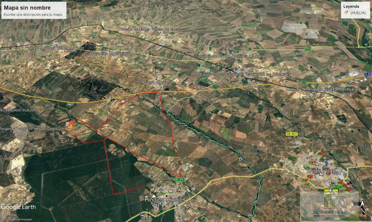 Finca rústica en venta en Chucena