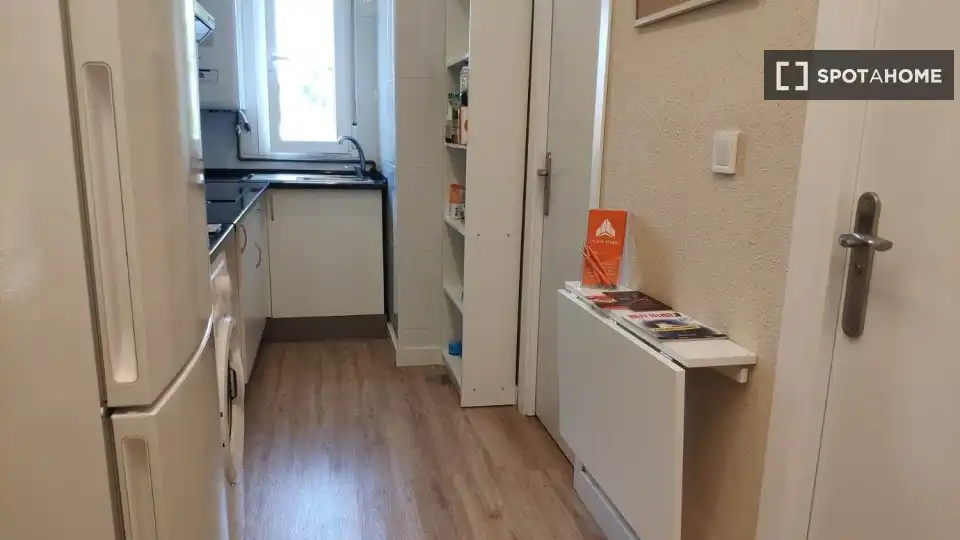 Kitchen of Flat for rent in Madrid  with Air Conditioner, Heating and Furnished