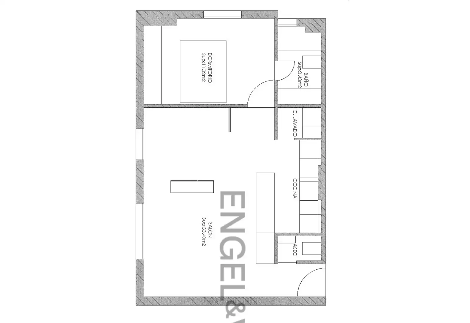 Piso con piscina en venta en Barrio de Salamanca, imagen 17