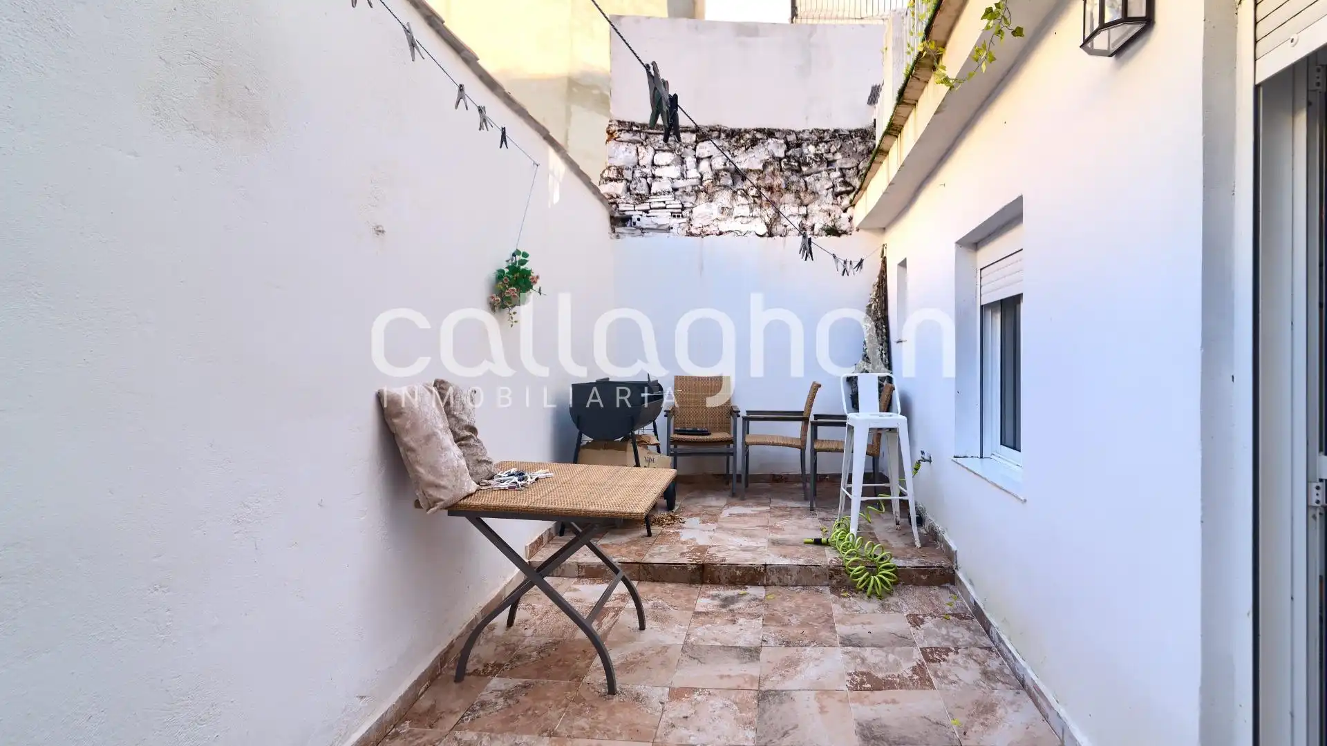 Terrassa de Casa adosada en venda en Náquera amb Aire condicionat, Jardí privat i Terrassa