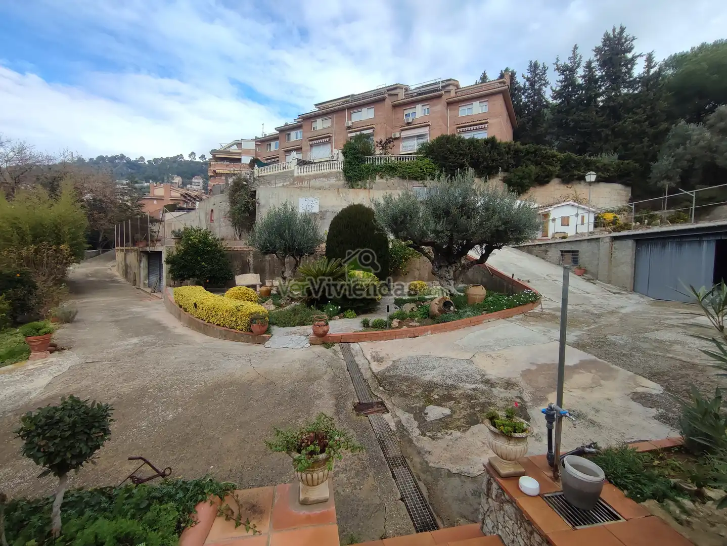 Vista exterior de Casa o xalet en venda en La Palma de Cervelló amb Calefacció, Jardí privat i Terrassa