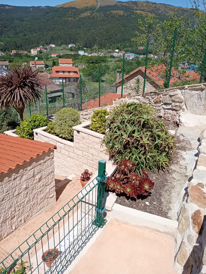 Terrassa de Casa o xalet en venda en Muros amb Aire condicionat, Calefacció i Jardí privat