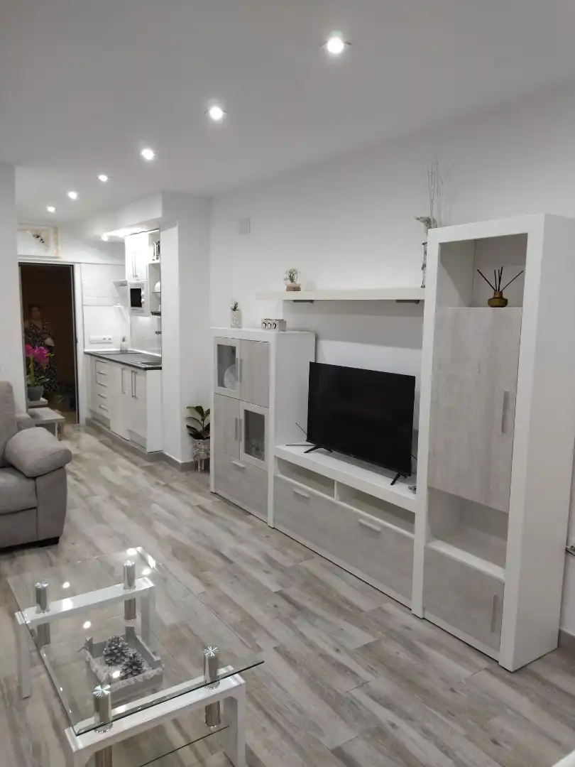 Sala de estar de Apartamento en venta en Torremolinos con Aire acondicionado, Calefacción y Jardín privado