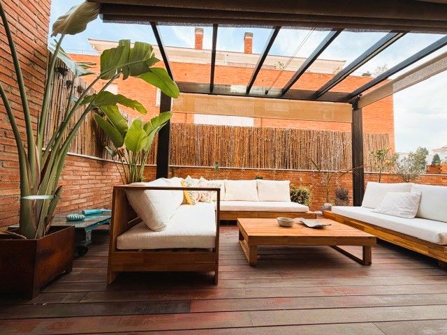 Terrace of Flat for sale in Tiana  with Air Conditioner, Heating and Private garden