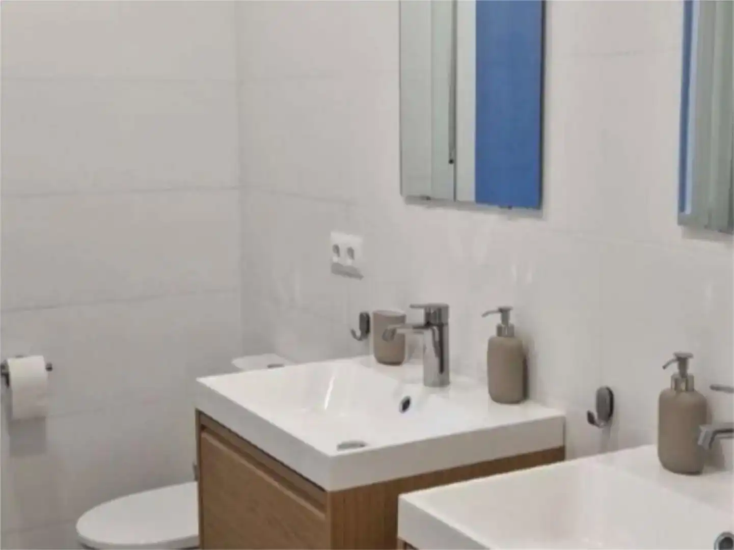 Badezimmer von Wohnung zur Miete in  Logroño mit Parkett und Möbliert