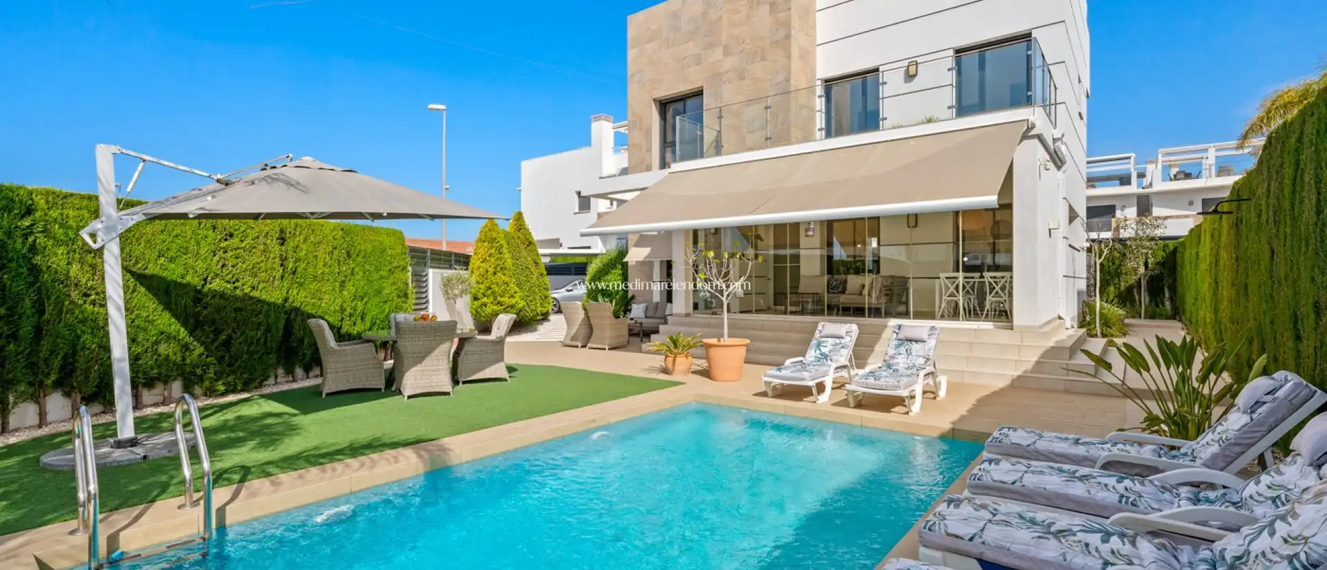 Terraza de Casa o chalet en venta en Rojales con Aire acondicionado, Calefacción y Jardín privado