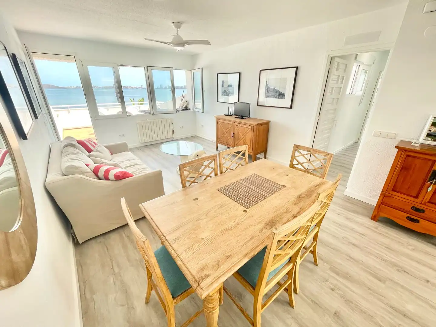 Dining room of Apartments for rent in Cartagena  with Air Conditioner, Terrace and Furnished
