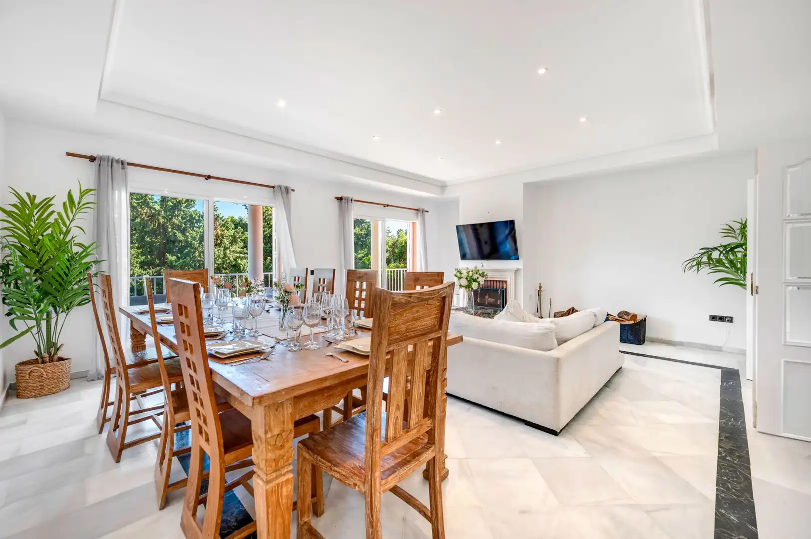 Comedor de Casa o chalet en venta en Sotogrande con Aire acondicionado, Jardín privado y Terraza