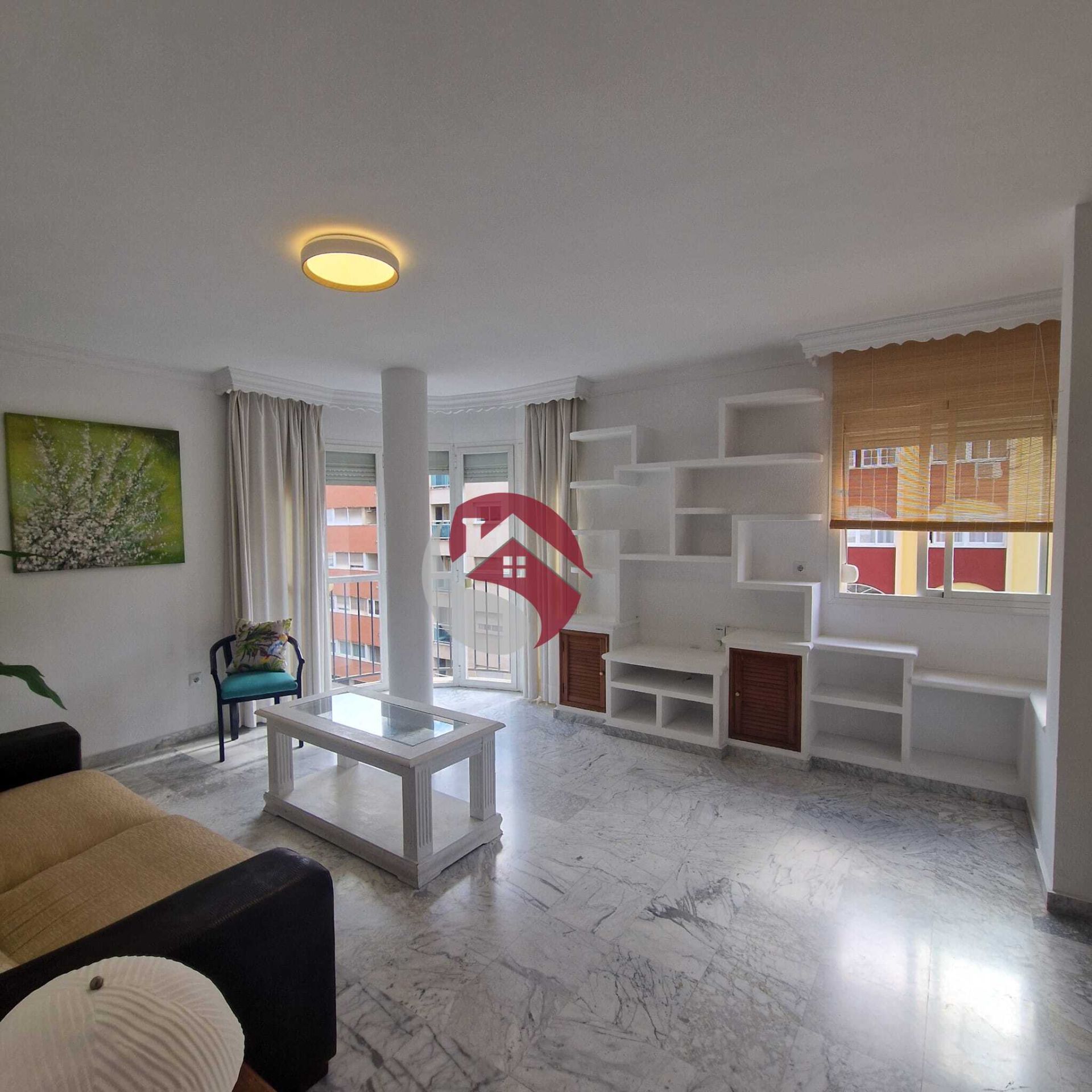Living room of Flat for sale in Málaga Capital  with Air Conditioner and Furnished