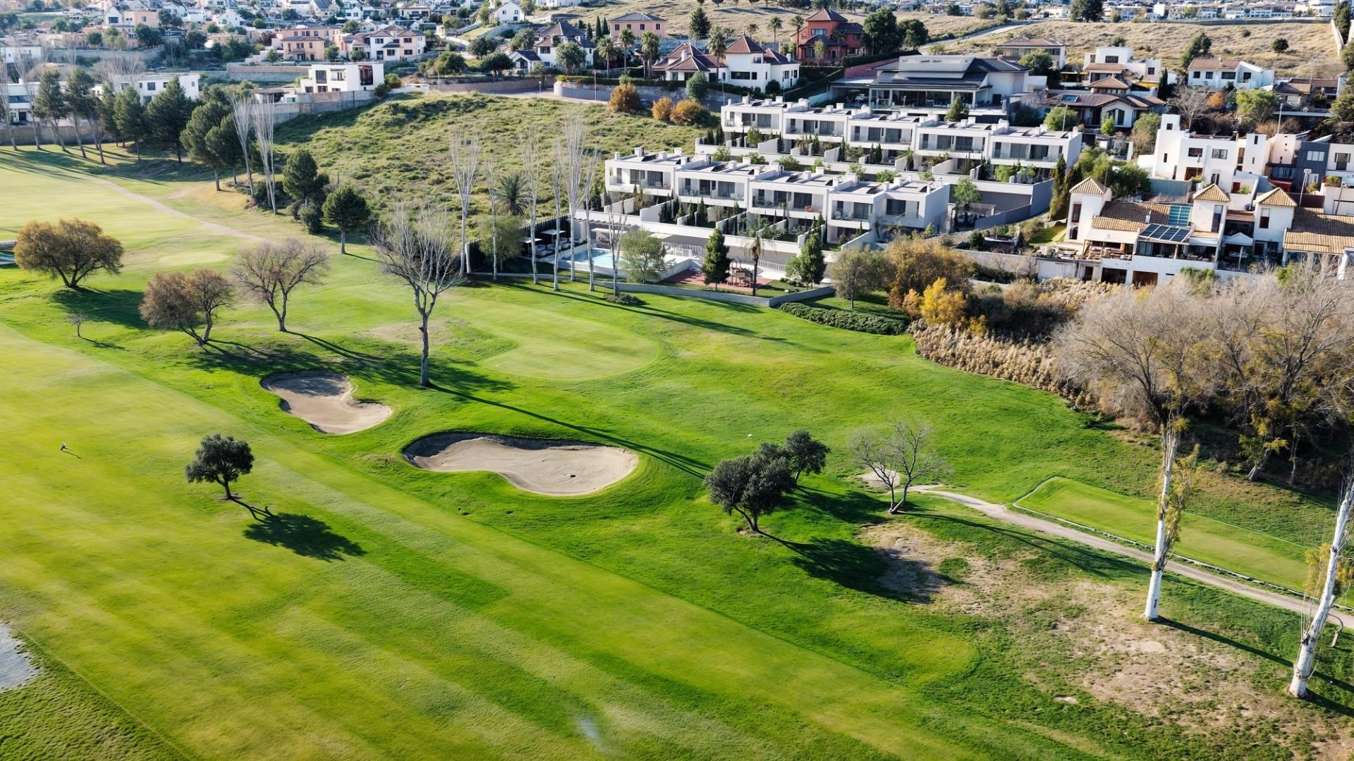 Vista exterior de Casa adosada en venta en Las Gabias con Calefacción, Jardín privado y Terraza