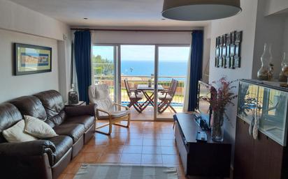 Sala d'estar de Apartament en venda en Sant Feliu de Guíxols amb Calefacció, Terrassa i Piscina