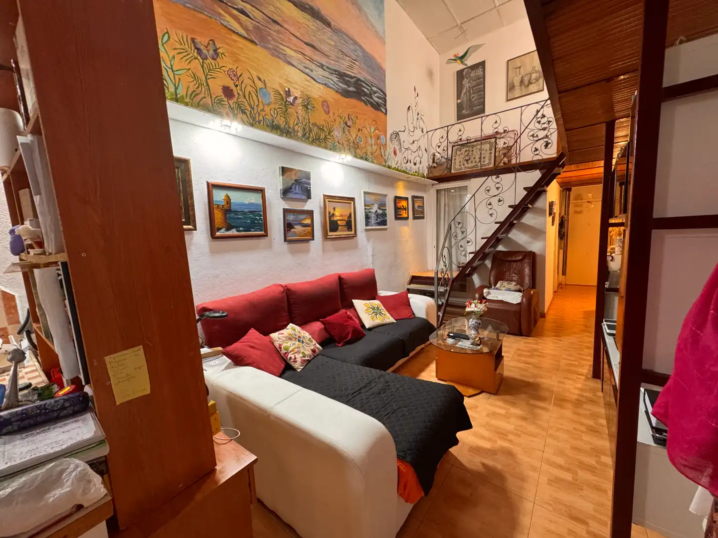Living room of Duplexes for sale in Cádiz  with Air Conditioner, Terrace and Furnished