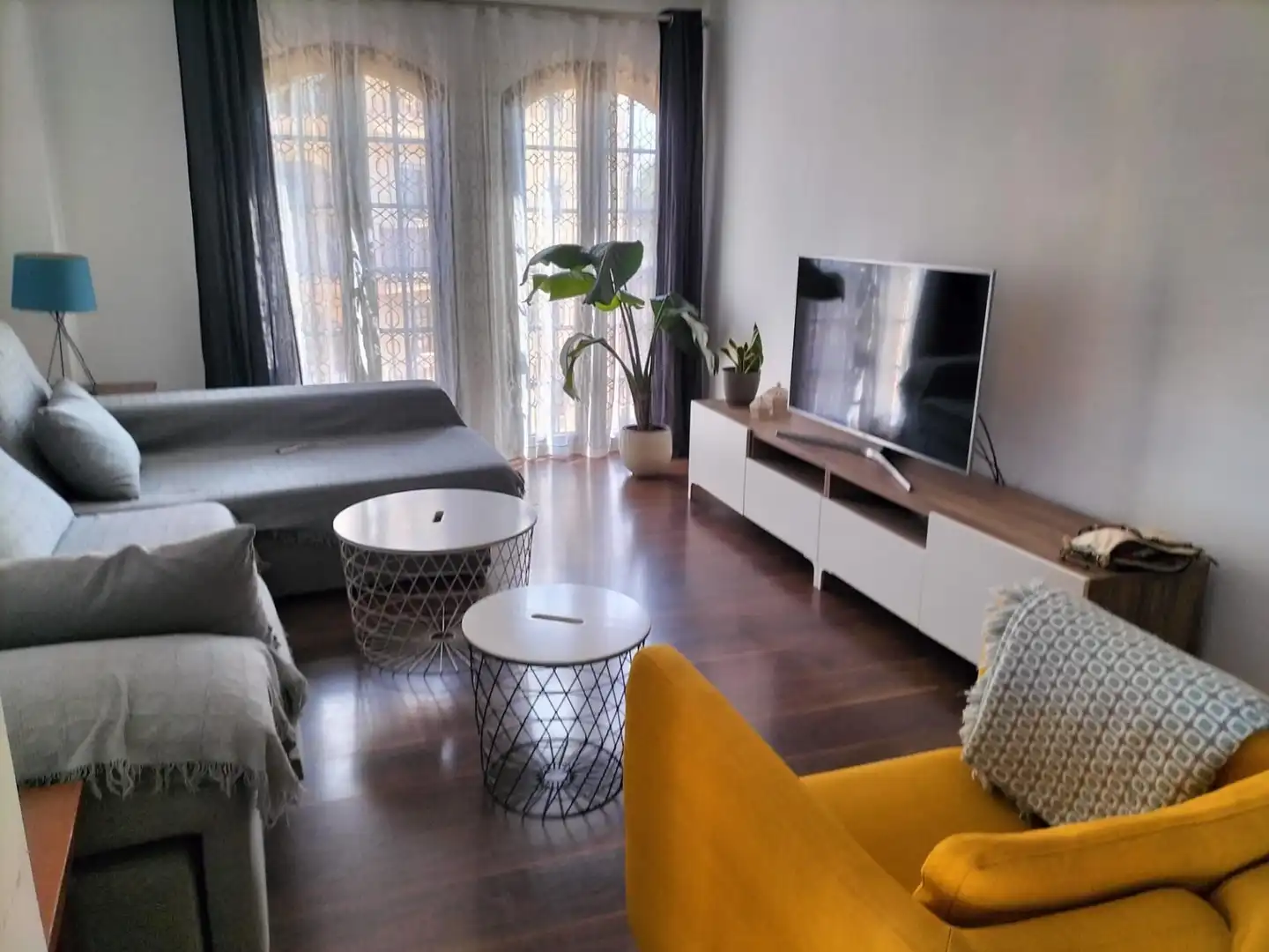 Sala de estar de Piso de alquiler en Alboraya con Aire acondicionado, Calefacción y Piscina comunitaria