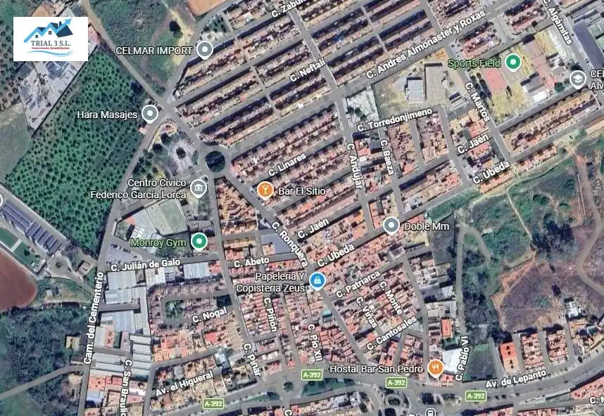 Vista exterior de Casa adosada en venda en Mairena del Alcor