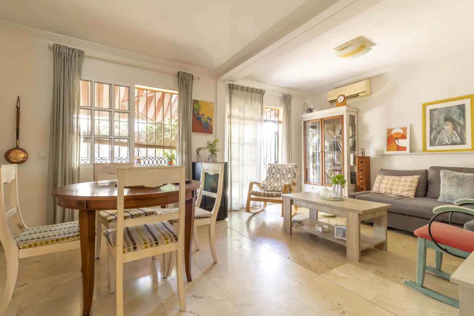 Living room of Houses for sale in Bormujos  with Air Conditioner, Terrace and Storage room