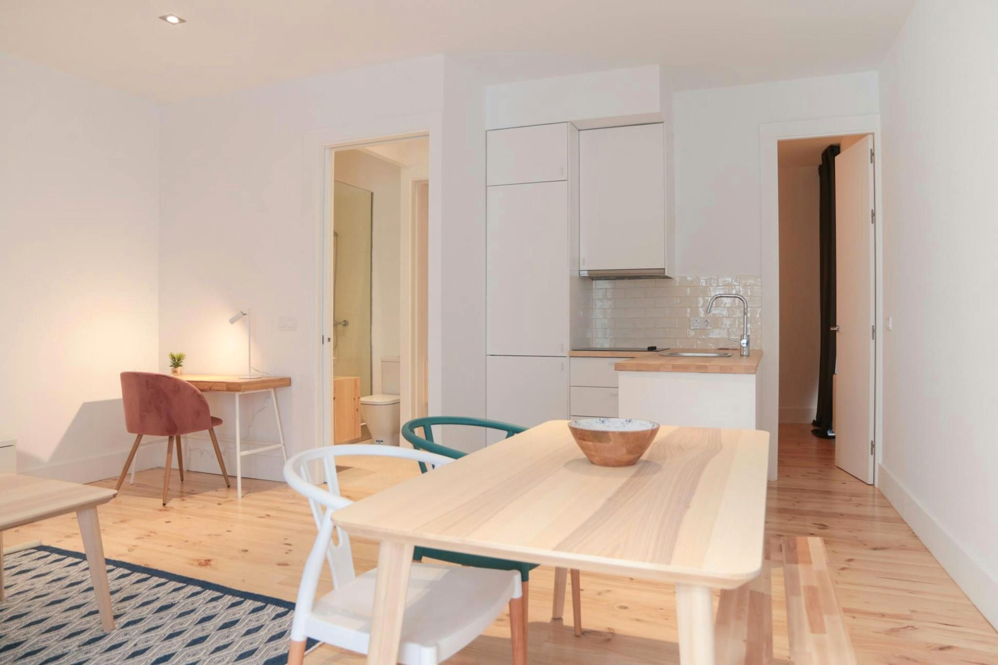 Bedroom of Flat to rent in  Madrid Capital  with Air Conditioner, Heating and Furnished