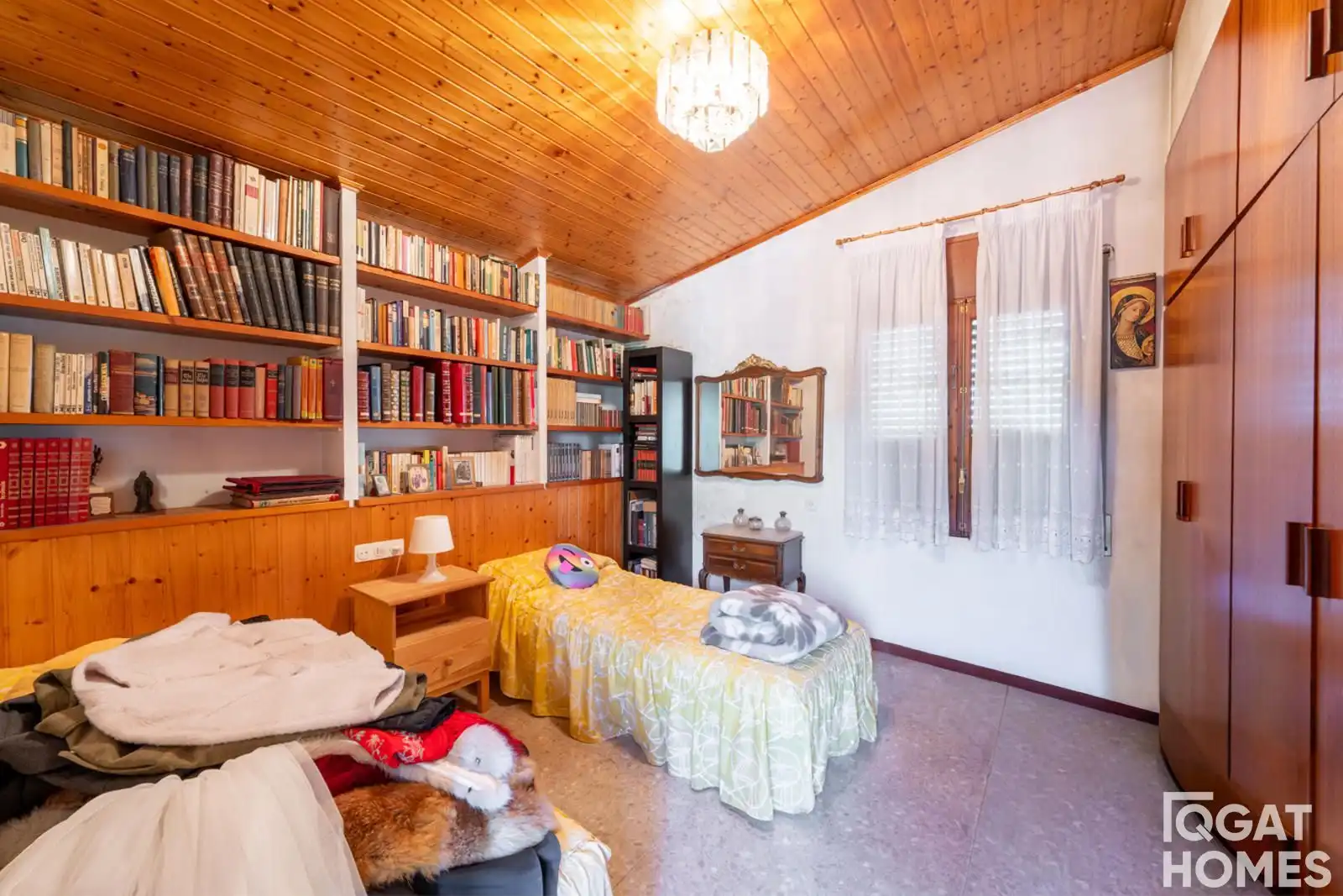 Sala de estar de Casa o chalet en venta en Sant Cugat del Vallès con Calefacción, Terraza y Trastero