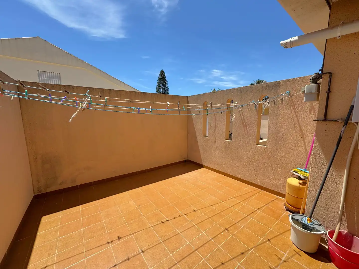 Terrassa de Casa o xalet en venda en San Javier amb Aire condicionat, Jardí privat i Terrassa