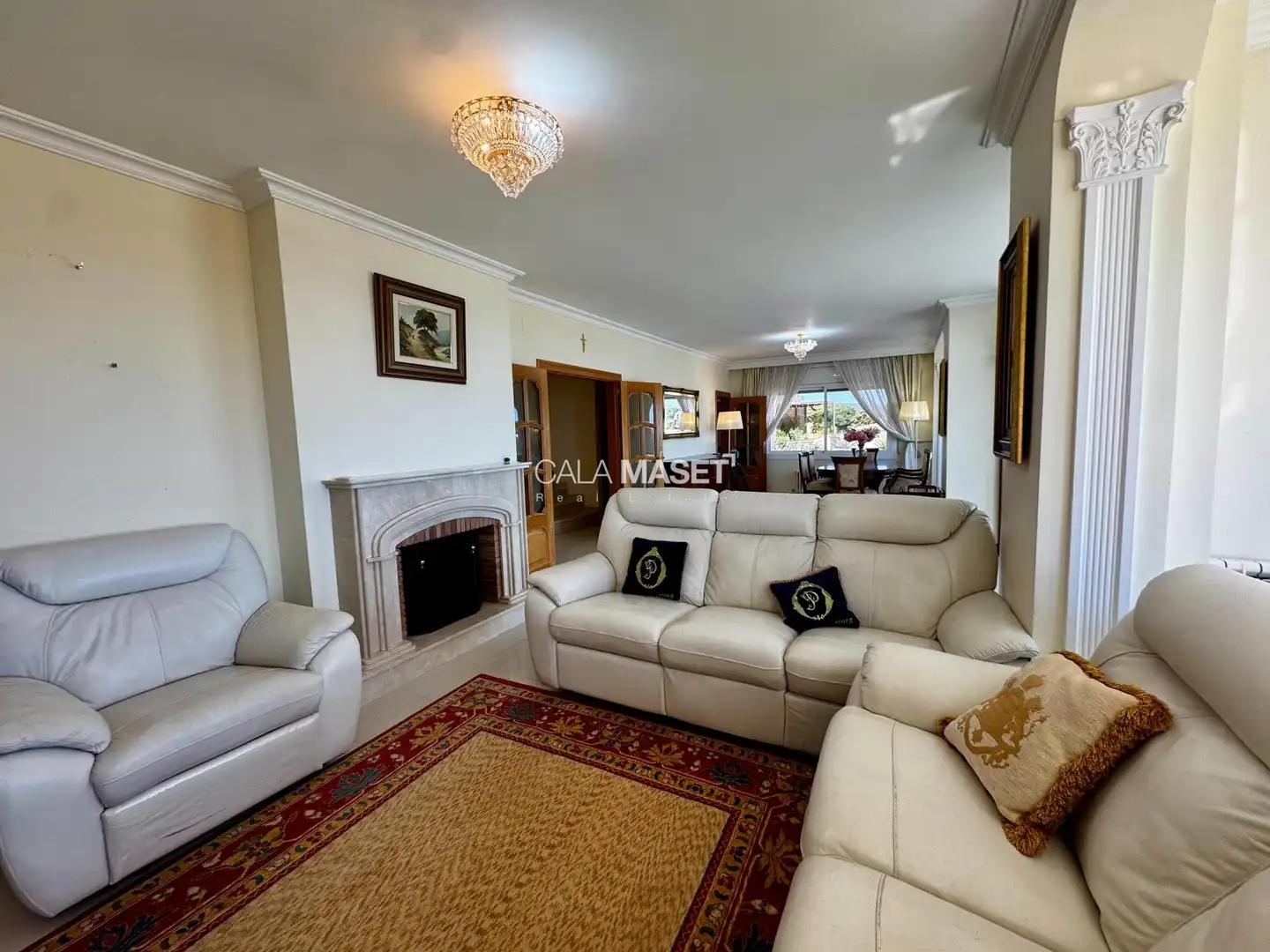 Wohnzimmer von Haus oder Chalet zum Verkauf in Calonge i Sant Antoni mit Heizung, Privatgarten und Terrasse