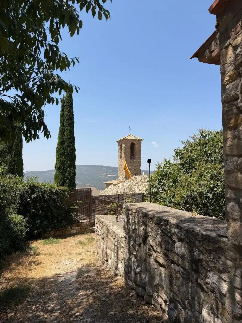 Vista exterior de Finca rústica en venda en Camarasa amb Aire condicionat, Terrassa i Piscina
