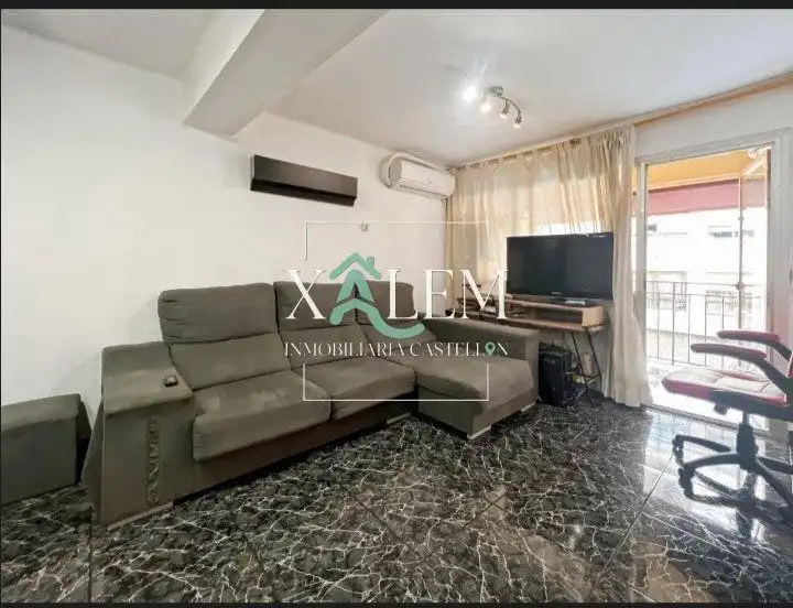 Wohnzimmer von Wohnung zum Verkauf in Castellón de la Plana / Castelló de la Plana mit Terrasse und Balkon