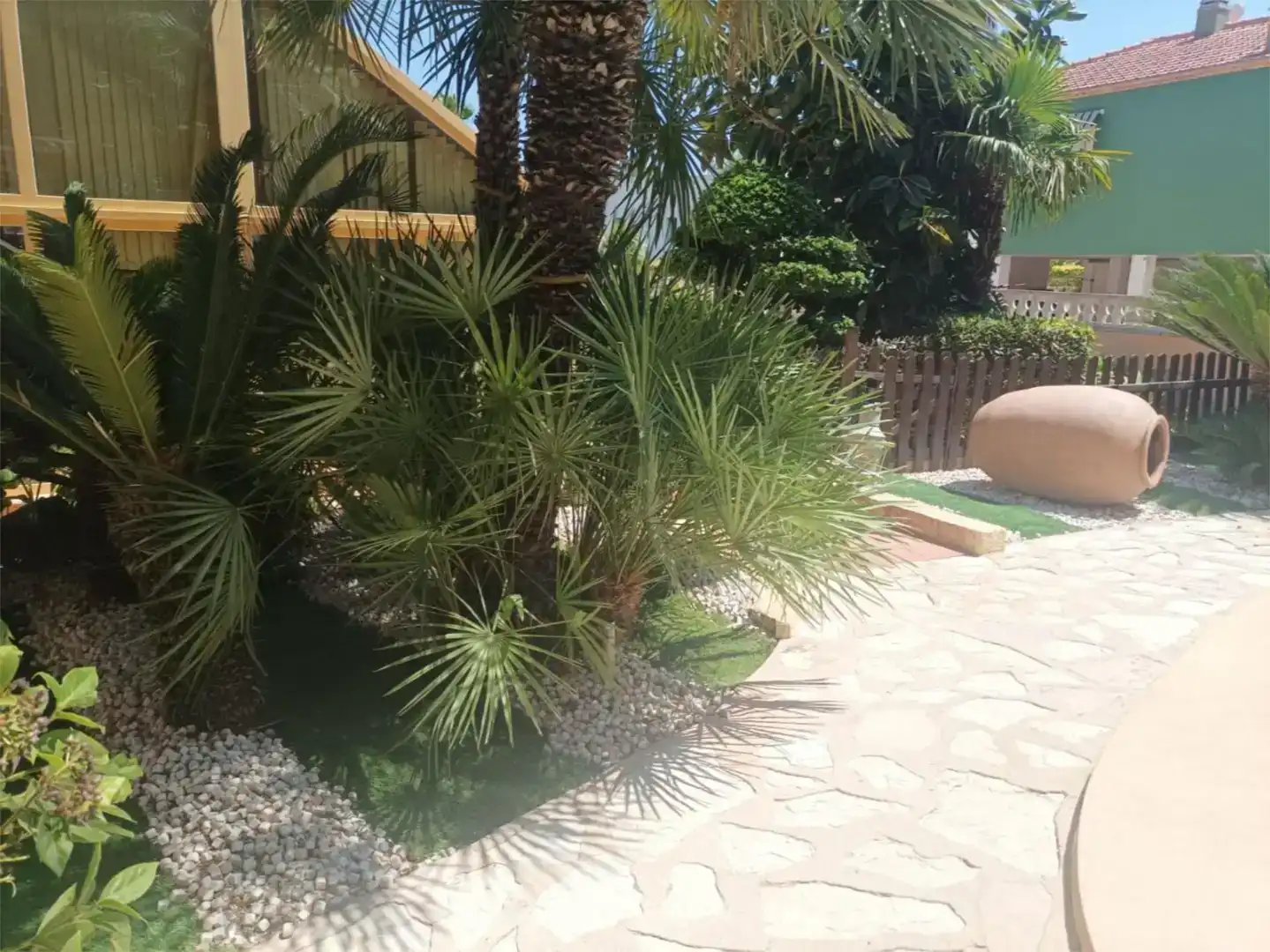 Jardí de Casa o xalet de lloguer en Dénia amb Aire condicionat, Jardí privat i Piscina