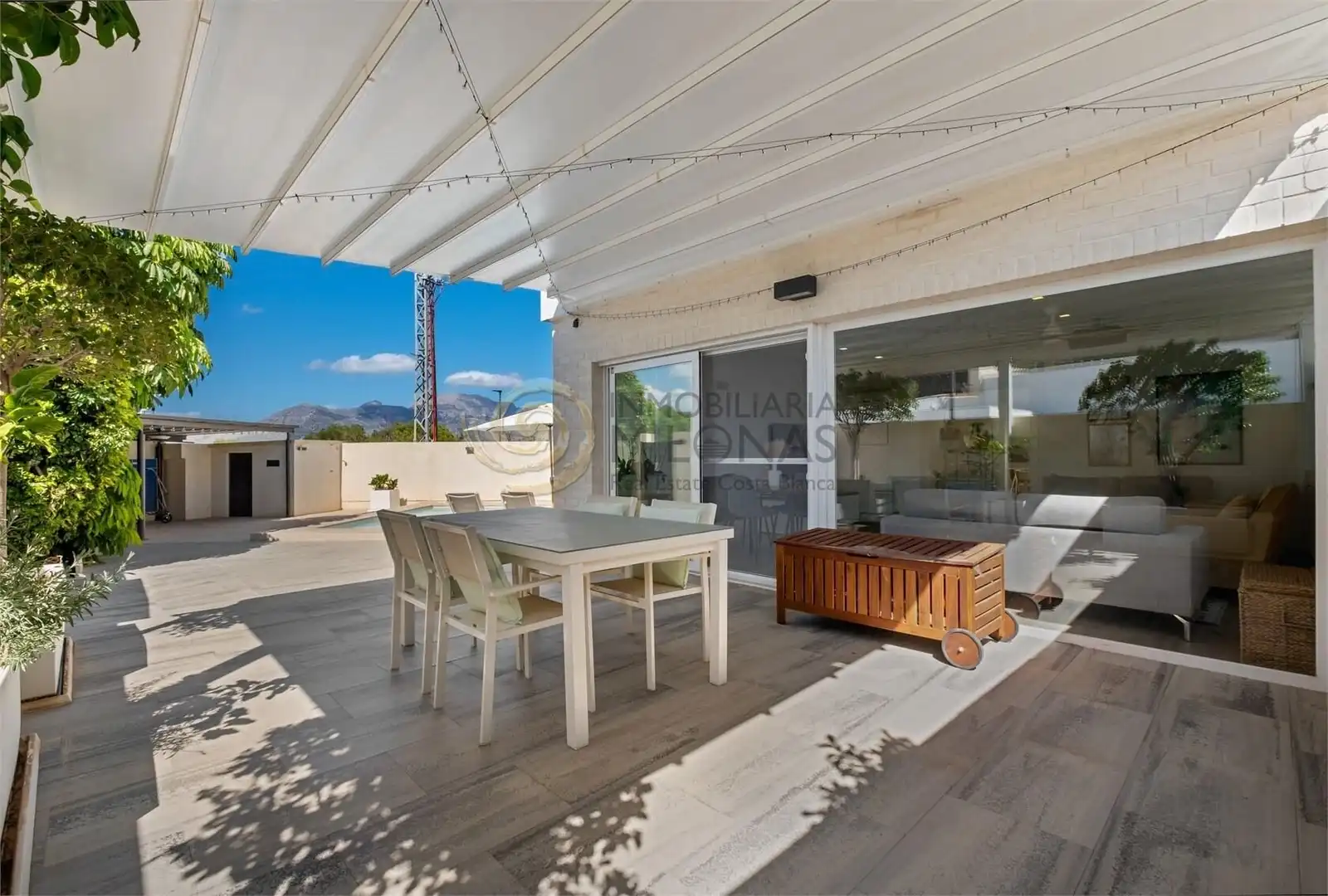 Terrassa de Casa o xalet en venda en L'Alfàs del Pi amb Aire condicionat, Calefacció i Jardí privat