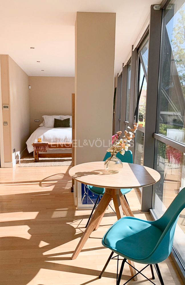 Bedroom of Loft to rent in  Madrid Capital  with Air Conditioner, Heating and Parquet flooring