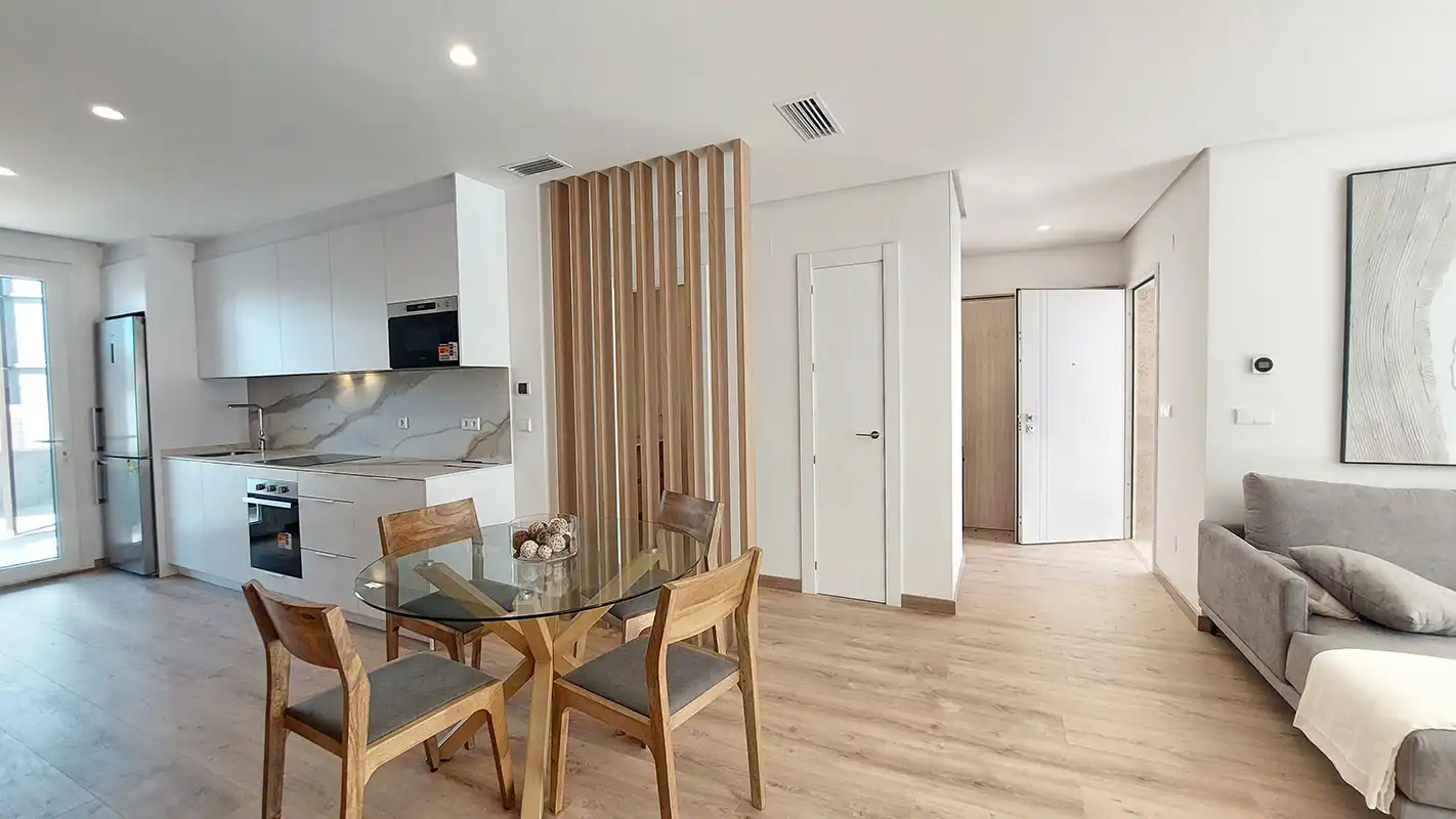 Comedor de Casa o chalet en venta en Hondón de las Nieves / El Fondó de les Neus con Aire acondicionado, Calefacción y Jardín privado