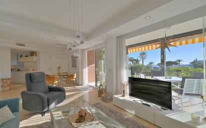 Living room of Planta baja for sale in Mijas  with Air Conditioner, Terrace and Storage room