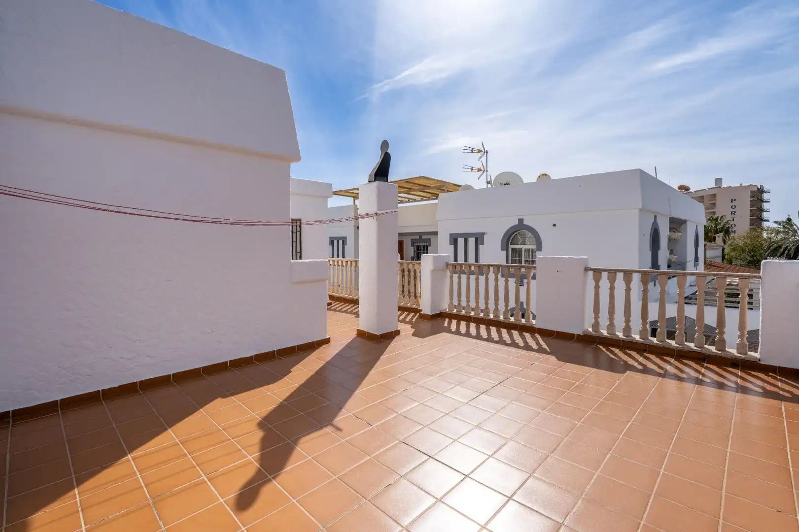 Terraza de Casa o chalet en venta en Roquetas de Mar con Aire acondicionado, Calefacción y Jardín privado
