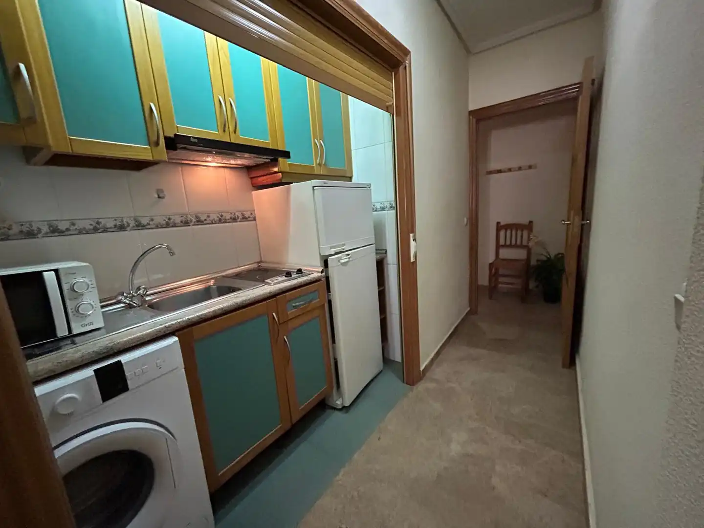 Cocina de Piso de alquiler en Ciudad Real con Aire acondicionado, Calefacción y Terraza
