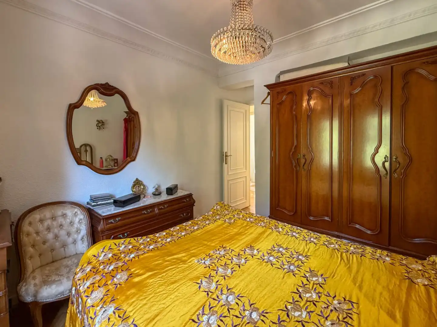 Bedroom of Flat for sale in Madrid  with Air Conditioner, Heating and Terrace