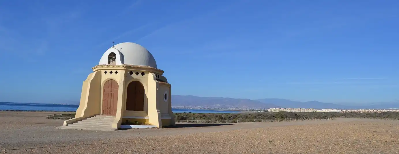 Vista exterior de Casa o chalet en venta en Almería con Aire acondicionado, Jardín privado y Terraza