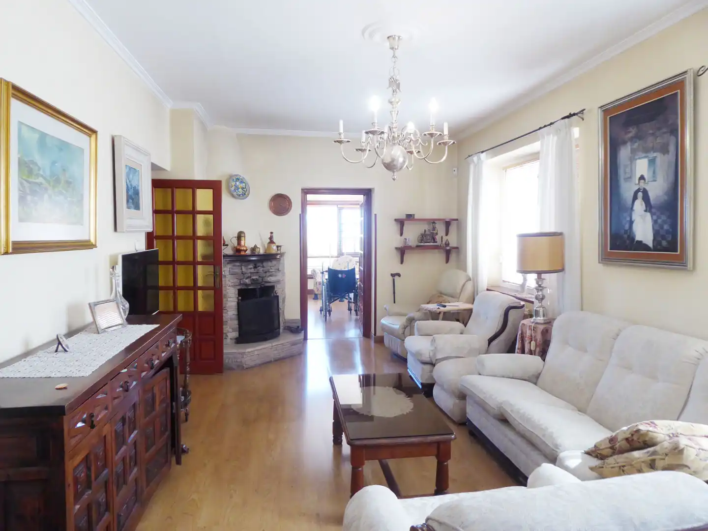 Wohnzimmer von Haus oder Chalet zum Verkauf in Camargo mit Heizung, Privatgarten und Terrasse