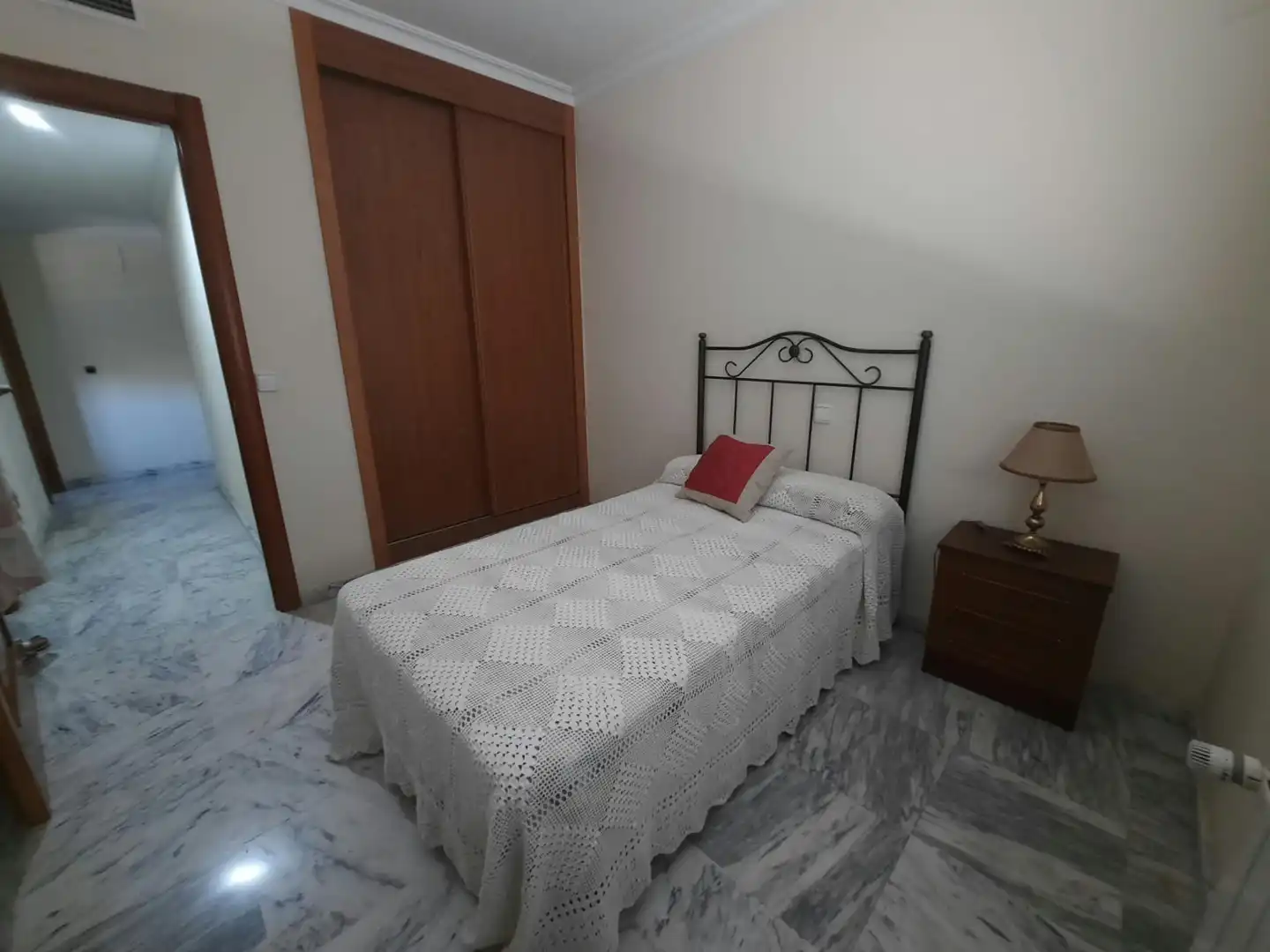 Schlafzimmer von Wohnung zur Miete in Badajoz mit Klimaanlage, Heizung und Terrasse