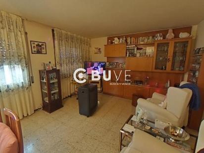 Sala d'estar de Pis en venda en  Barcelona Capital amb Calefacció, Terrassa i Moblat
