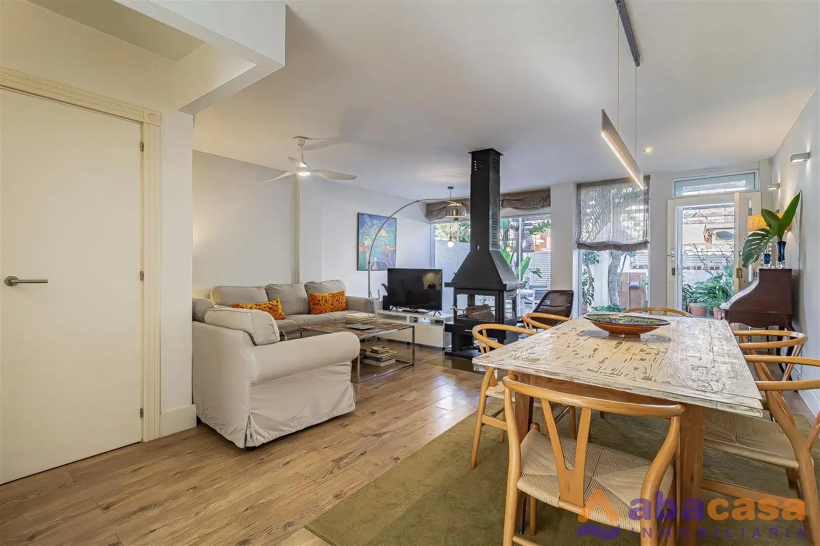 Sala de estar de Casa adosada en venta en Cartagena con Aire acondicionado, Jardín privado y Parquet