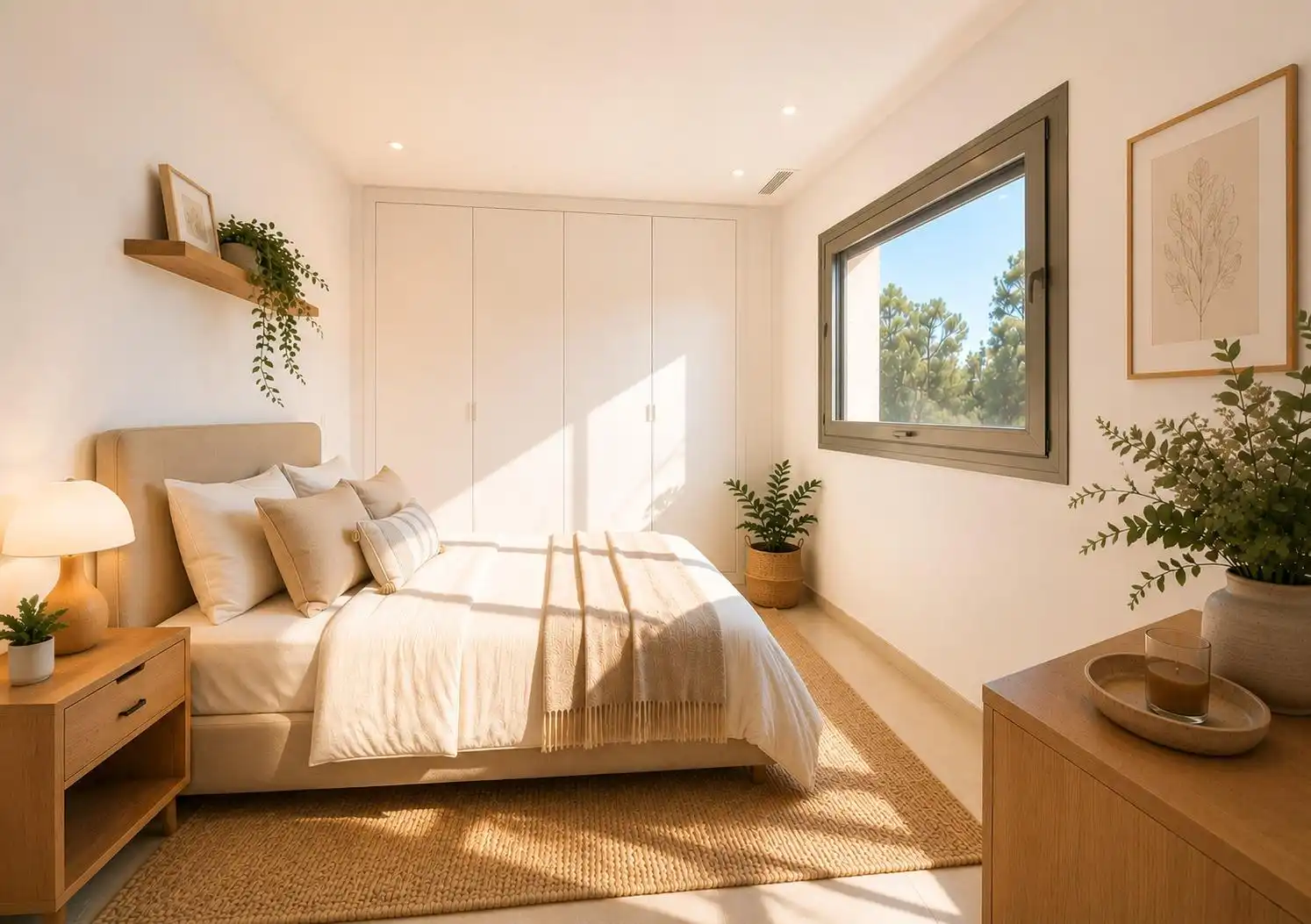 Dormitori de Apartament en venda en Jávea / Xàbia amb Aire condicionat, Terrassa i Traster