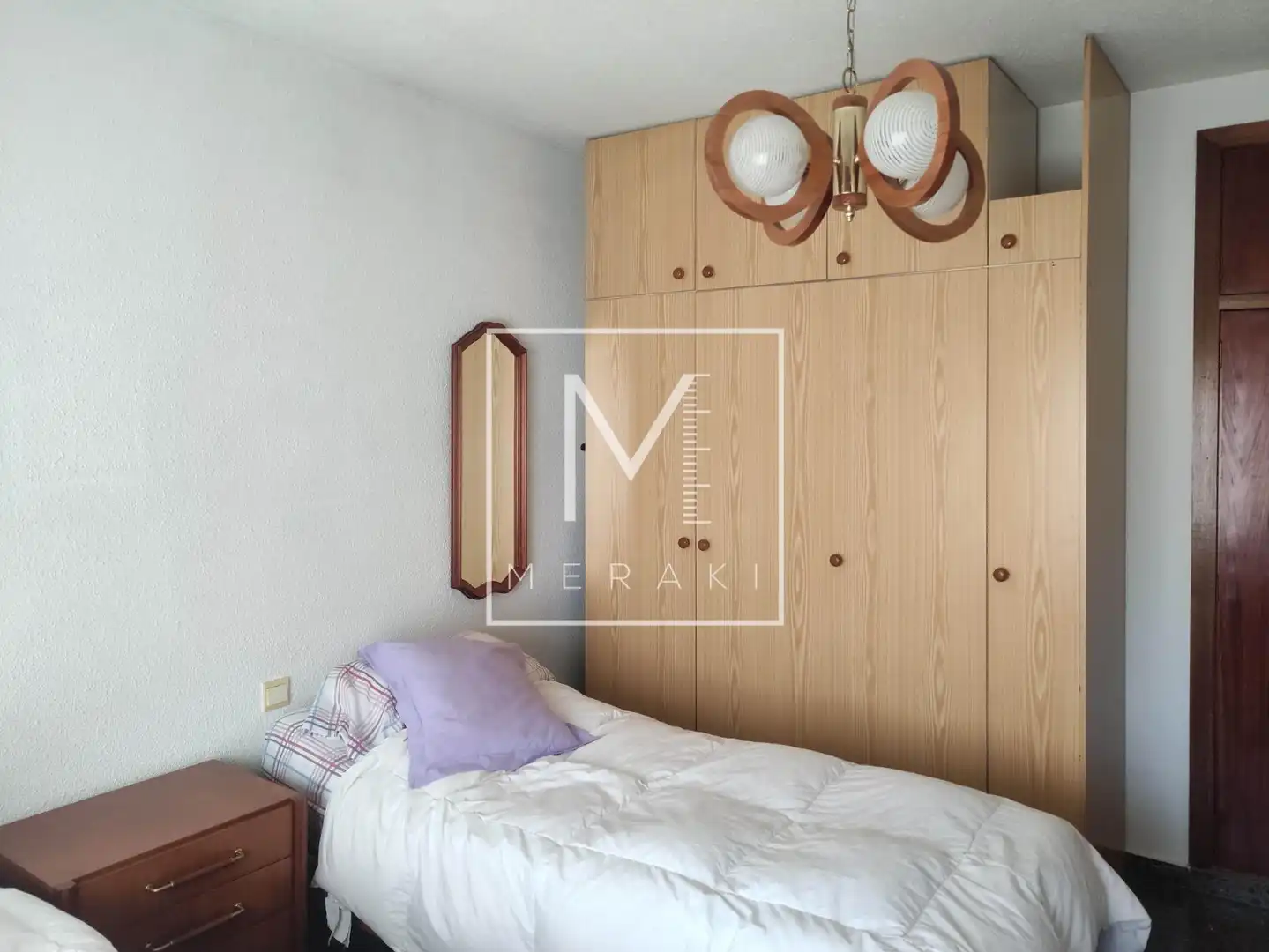 Schlafzimmer von Wohnung zur Miete in Albacete mit Klimaanlage, Heizung und Terrasse