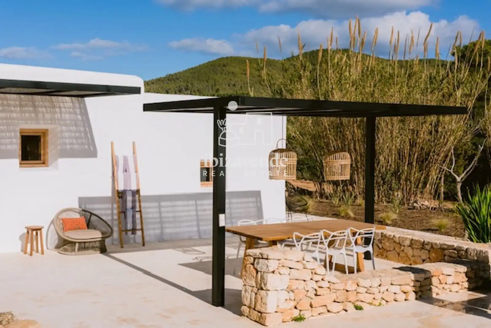 Terraza de Casa o chalet de alquiler en Sant Joan de Labritja con Aire acondicionado, Calefacción y Jardín privado