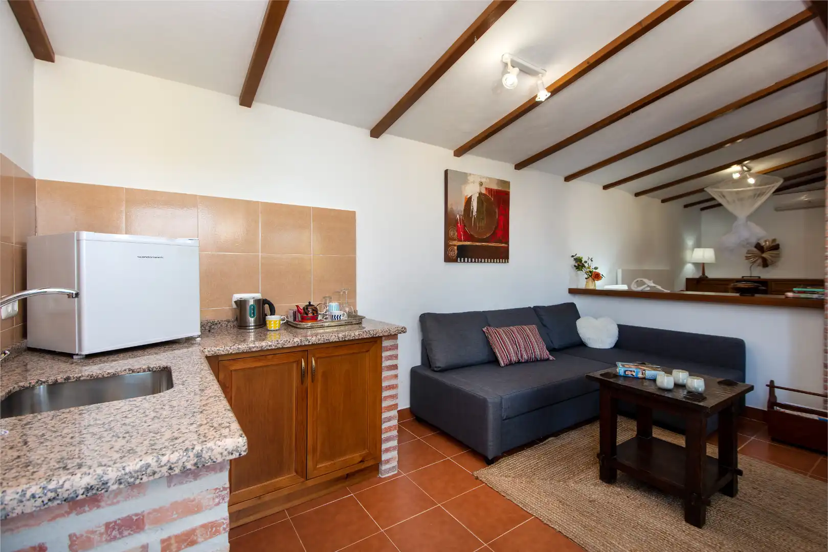 Sala de estar de Finca rústica en venta en Alhaurín de la Torre con Aire acondicionado, Calefacción y Jardín privado