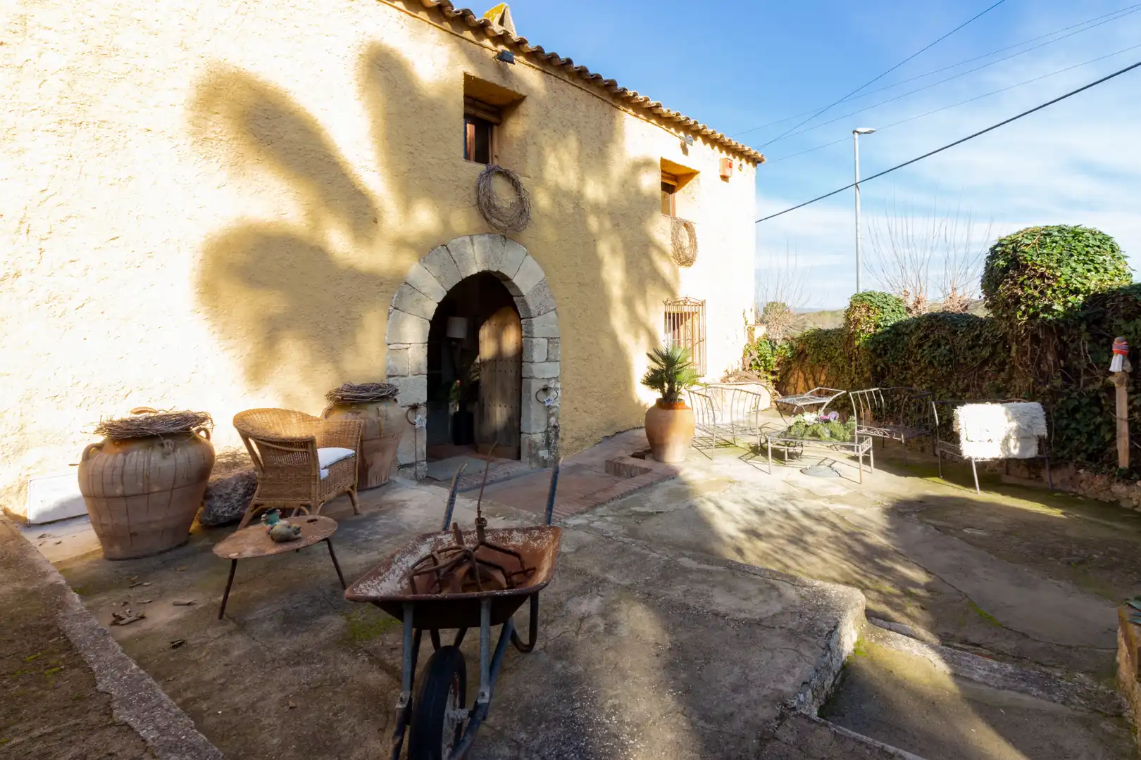 Terrassa de Casa o xalet en venda en Subirats amb Aire condicionat, Jardí privat i Moblat
