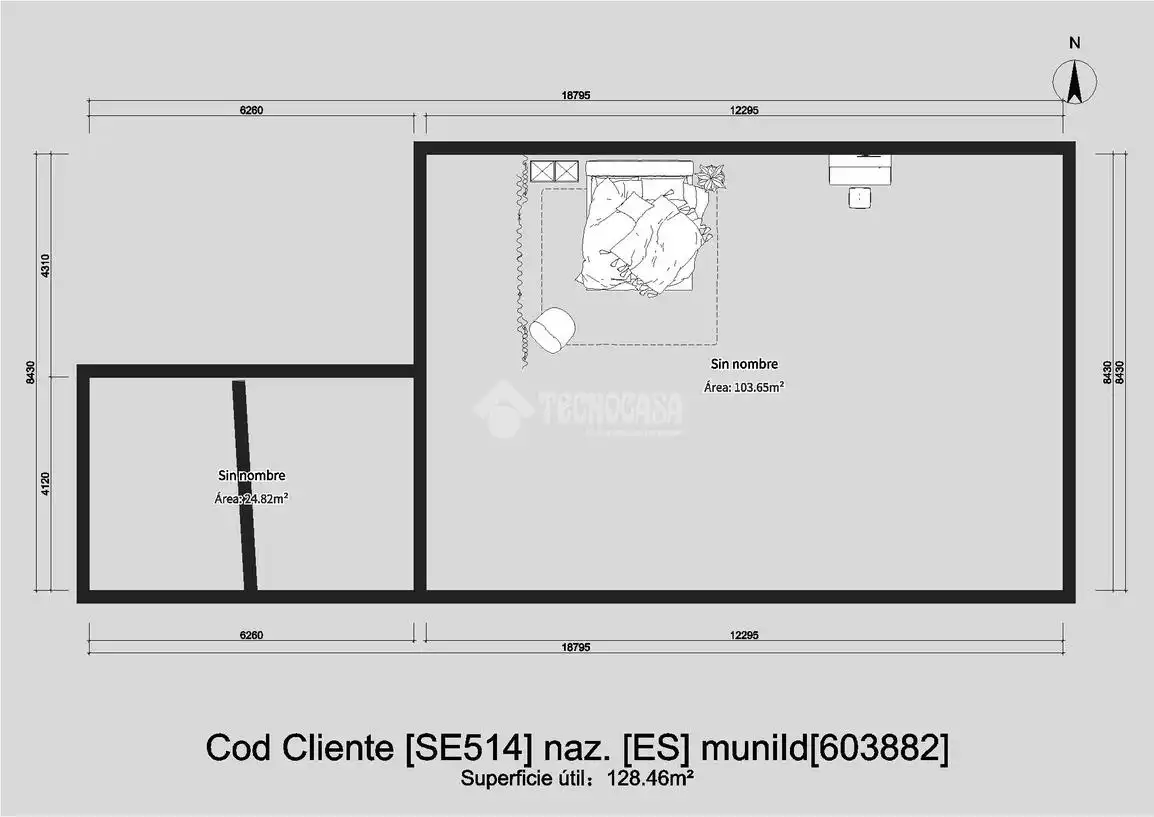 Wohnung zur Miete in La Rinconada mit Terrasse und Balkon