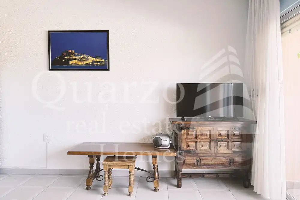 Sala de estar de Apartamento en venta en Peñíscola / Peníscola con Aire acondicionado, Calefacción y Amueblado