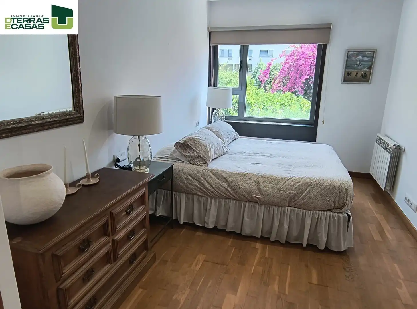 Bedroom of Flat for rent in Bueu  with Air Conditioner, Heating and Furnished