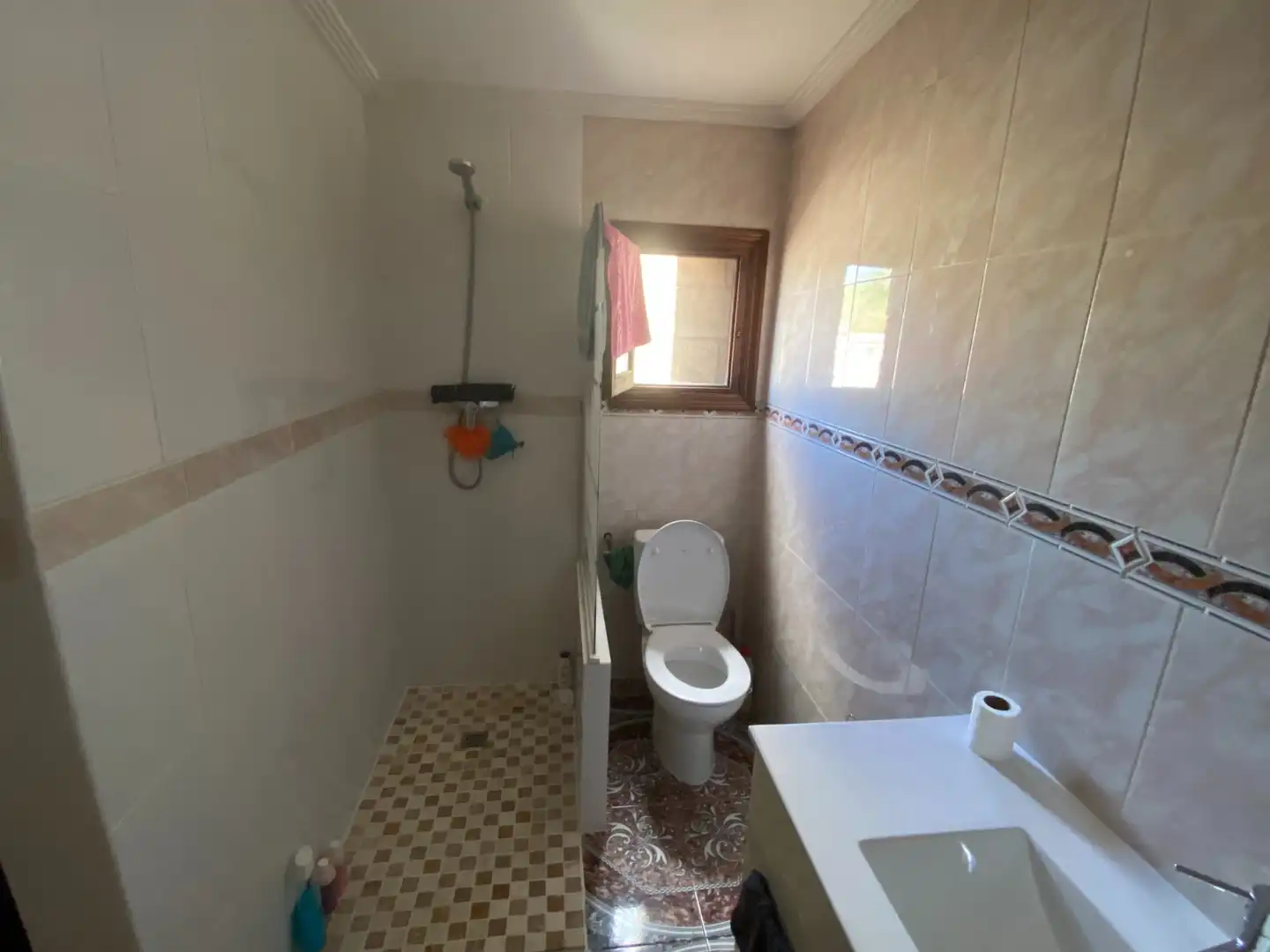 Baño de Finca rústica en venta en Sax con Aire acondicionado, Calefacción y Jardín privado