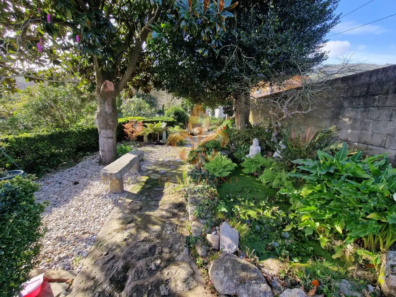 Jardí de Casa o xalet en venda en O Rosal   amb Calefacció, Jardí privat i Terrassa