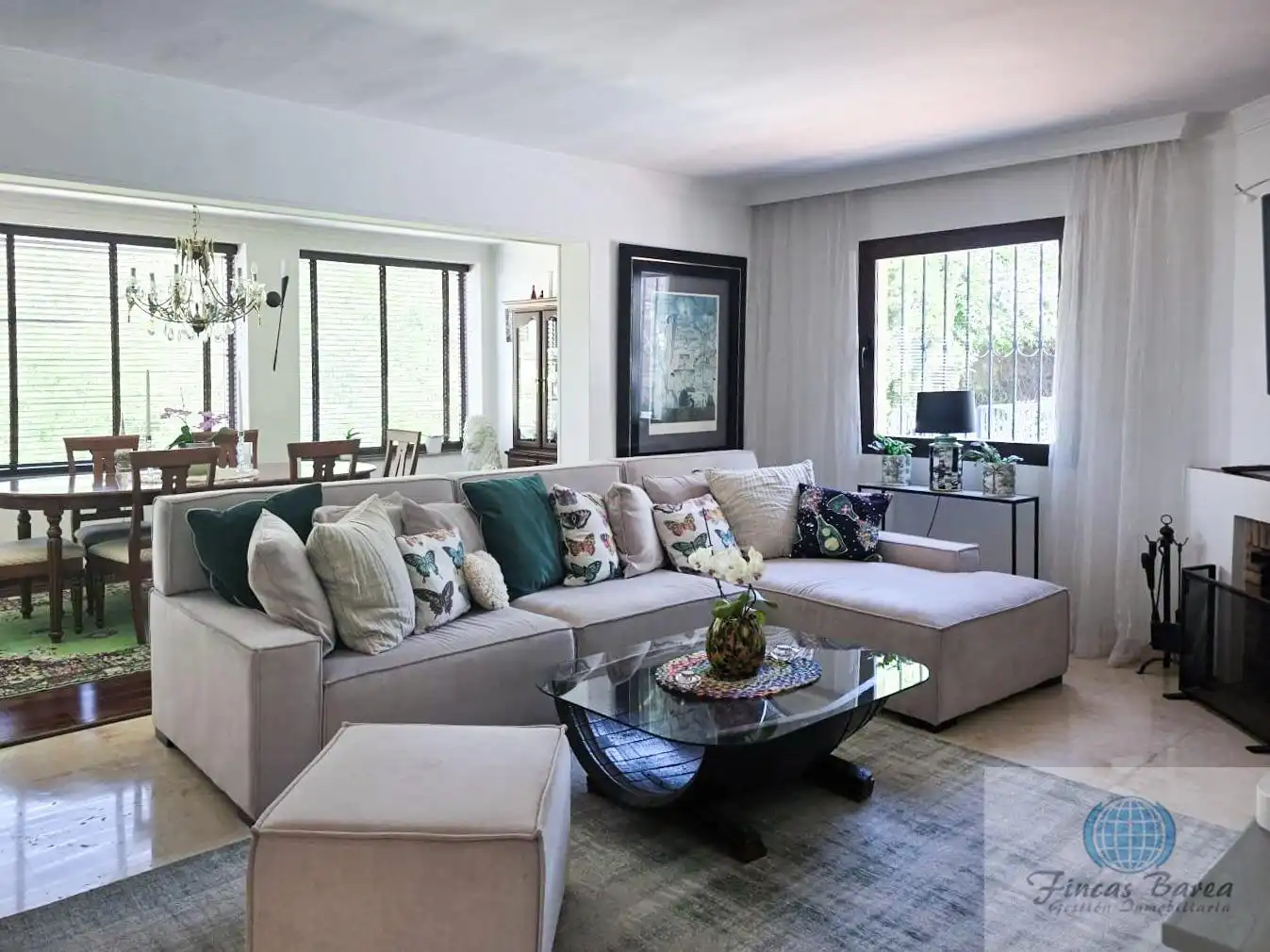 Living room of Houses for sale in Mijas  with Air Conditioner, Terrace and Storage room