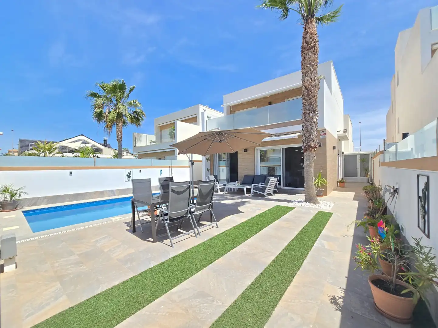 Terraza de Casa o chalet en venta en Pilar de la Horadada con Aire acondicionado, Terraza y Trastero